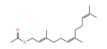 (E,Z)-3,7,11-Trimethyl-2,6,10-dodecatrienyl acetate